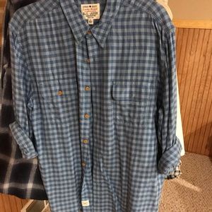 Men’s Lucky Brand Long Sleeve Button Up Size L!